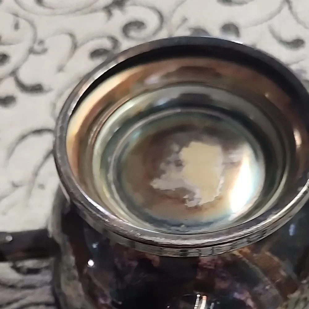 Silver and Black Sauce Ladle